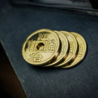 Artisan Chinese Coin Shell Set